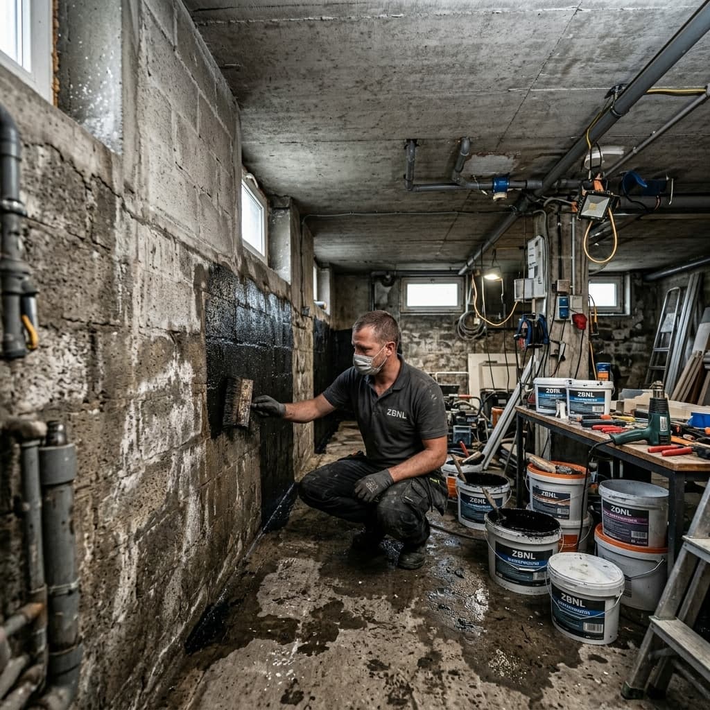 Kelderafdichting en kelder volledig waterdicht maken door specialisten